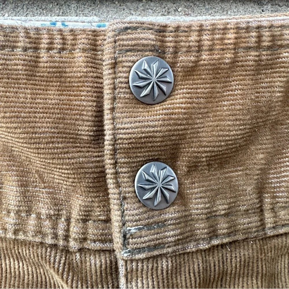 Athleta Ridge Corduroy Skirt Brown Olive Mini 6 Petite Pockets Utility Retro Y2K
